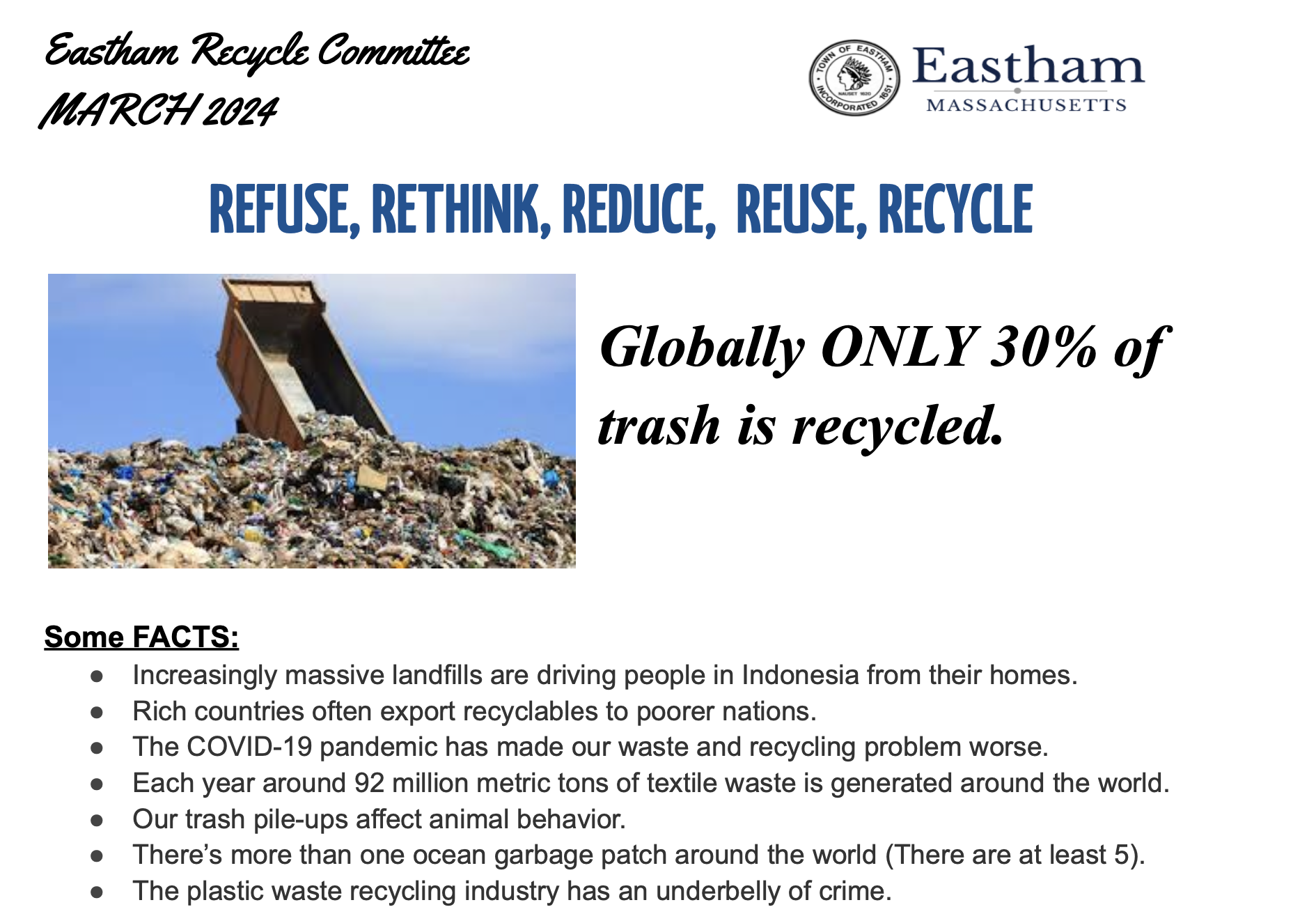 Newsletter: March 2024 (Trash)